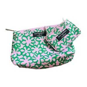 NEW Marimekko x Clinique Cosmetic Zip Storage Pouches Set of Two One Size